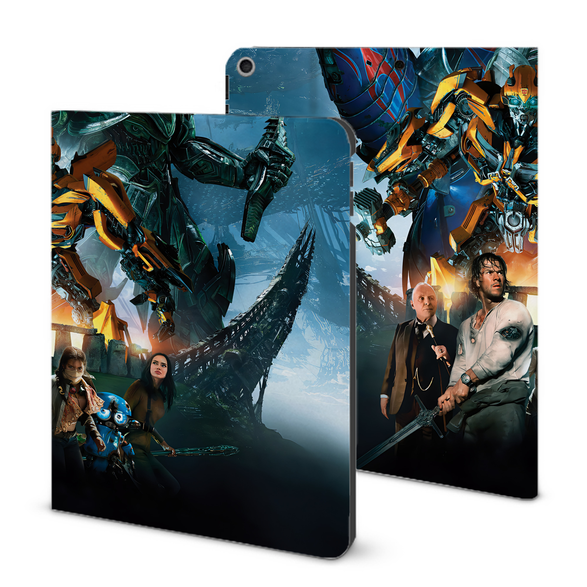 （画像用） Transformers トランスフォーマー IPad ケース ブック型 PUレザー TPU 耐衝撃 軽量 薄型 ペン収納なし 全面保護 IPad 各モデル対応